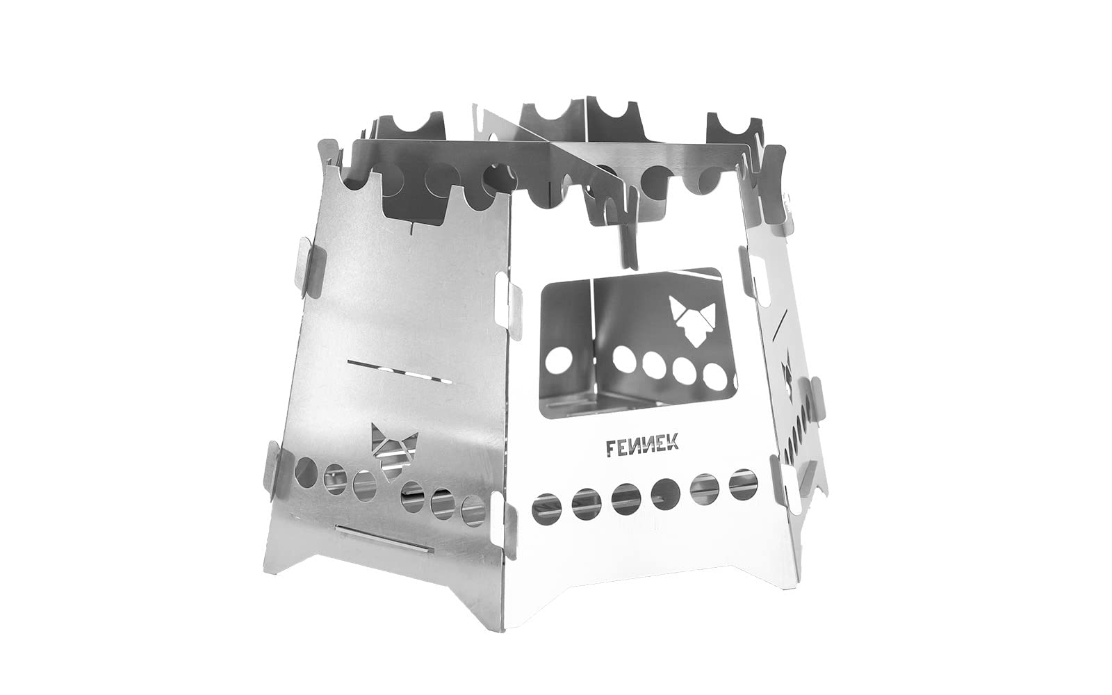 FENNEK Hobo Expansion Set Made of Heat-Resistant Stainless Steel for Larger Pots and Pans Made in Germany