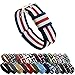 BARTON WATCH BANDS 18mm Navy/Crimson/Ivory Standard Length Ballistic Nylon NATO® Style Straps