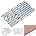 king do way Floating Shelf Bracket Shelf Pins,8pcs Hidden Shelf Brackets Blind Wall Shelf Hardware Metal Brackets Support Set (160mm)
