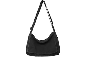 BEFUNIRISE Canvas Messenger Bag for Women Men Vintage Satchel Bag Aesthetic Crossbody Shoulder Bag Casual Sling Bag