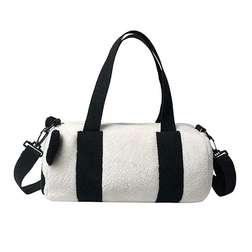 Childplaymate Cute Women Panda Messenger Bags Plush Travel Shoulder Crossbody Handbags