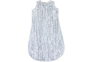 DREAMLAND BABY Sleep Sack | Baby: 6-12 Months | Gently Weighted Sleep Sacks | 100% Natural Cotton | 2-Way Zipper | Machine Washable | Newborn/Infant Swaddle Transition | Swaddle Sleeping Bag