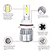 Tencasi 2PCS 9004 LED Headlight Bulbs C6 Series 72W 7600LM 6000K Cool White Lamp LED Conversion Kits Super Bright with COB LED CHIPS - 1 Year Warranty