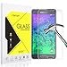 VIMVIP Glass Screen Protector Compatible with Samsung Galaxy Alpha 0.3mm Ultra Thin 9H Hardness 2.5D Round Edge Tempered Glass Screen Protector LCD HD Premium