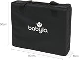 BABYLO Babylo Liteway Lightweight Travel Cot Grey Mélange view 3
