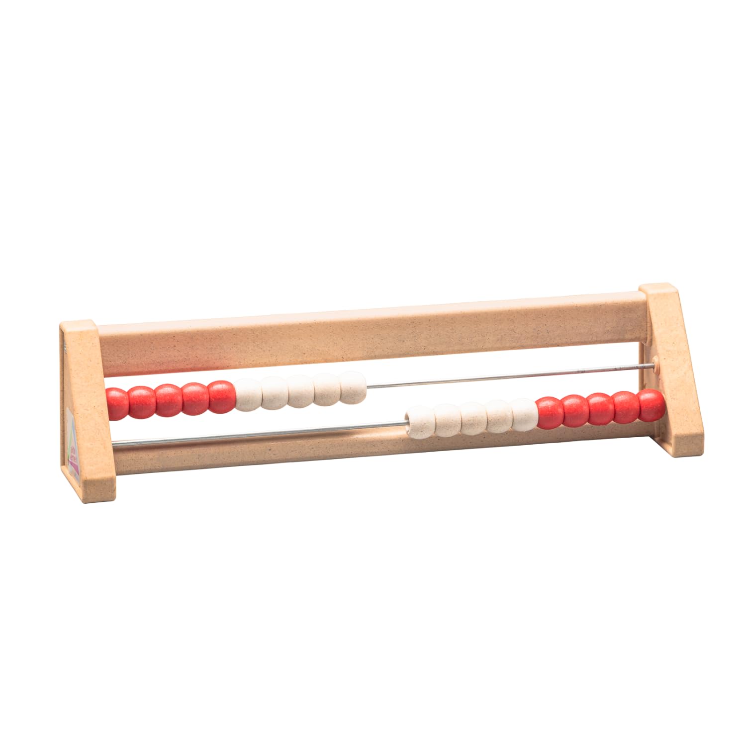 Wissner 80200.2 active learning Active Learning 20 Student´S Abacus, Re-Wood Red/White, Sloped Version,Medium