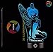 3D Optical Illusion Night Light - 7 LED Color Changing Lamp - Cool Soft Light Safe For Kids - Solution For Nightmares - Disney Fairy Tinker Bell Peter Pan