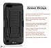 iPod Touch 5 / 6 Case, NageBee [Heavy Duty] Armor Shock Proof Dual Layer [Swivel Belt Clip] Holster with [Kickstand] Combo Rugged Case for iPod Touch 5 / 6, iPod Touch 5th / 6th generation - Black