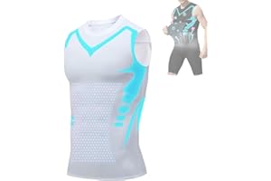 YJFZYYJJ Men Compression Shirt, 2024 New Version Ionic Shaping Sleeveless Vest for for Men to Build a Perfect Body