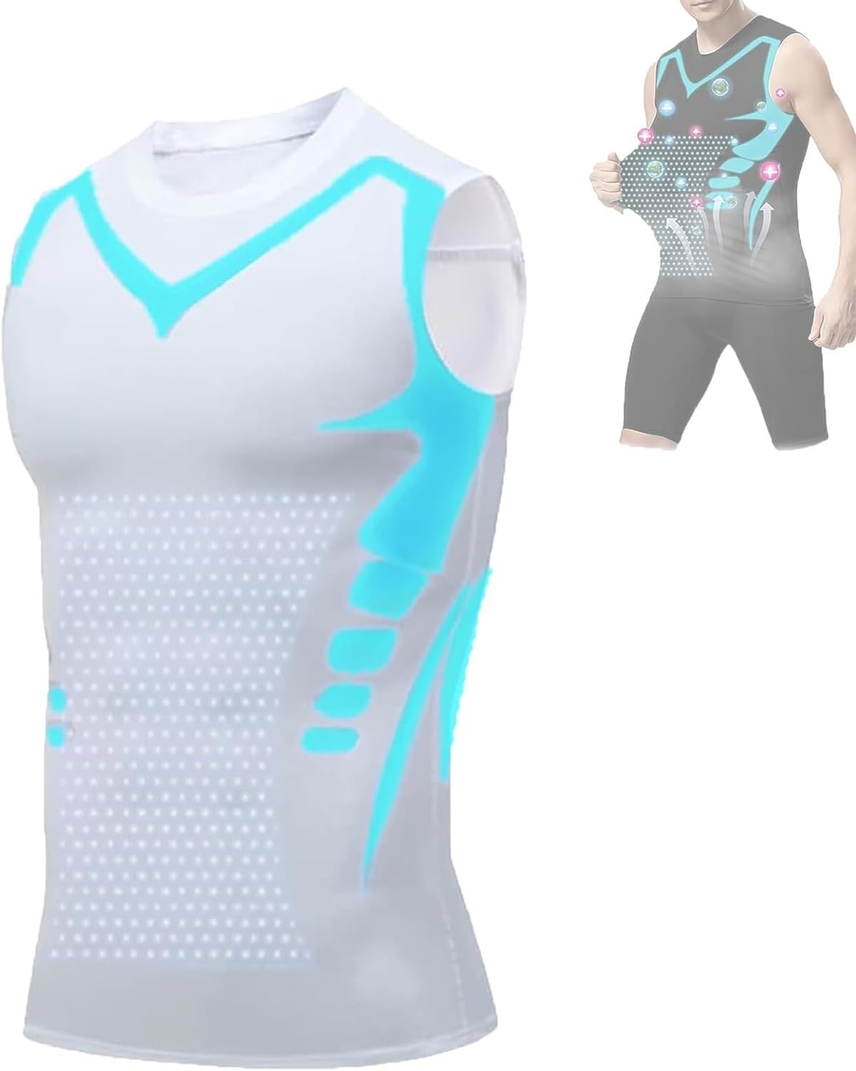 Men Compression Shirt, 2024 New Version Ionic