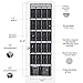 Door Shoe Rack from Unjumbly, Over the Door Shoe Organizer with 22 Large See-Through Mesh Pockets, including 2 Jumbo Sized Pockets, Complete with 4 Reversible Metal Over the Door Hooks