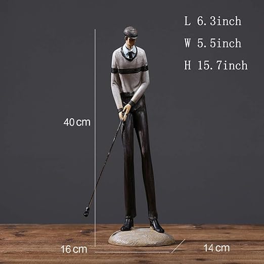 Amazon Com Statues Resin Art Home Decor Golf Decorations Office