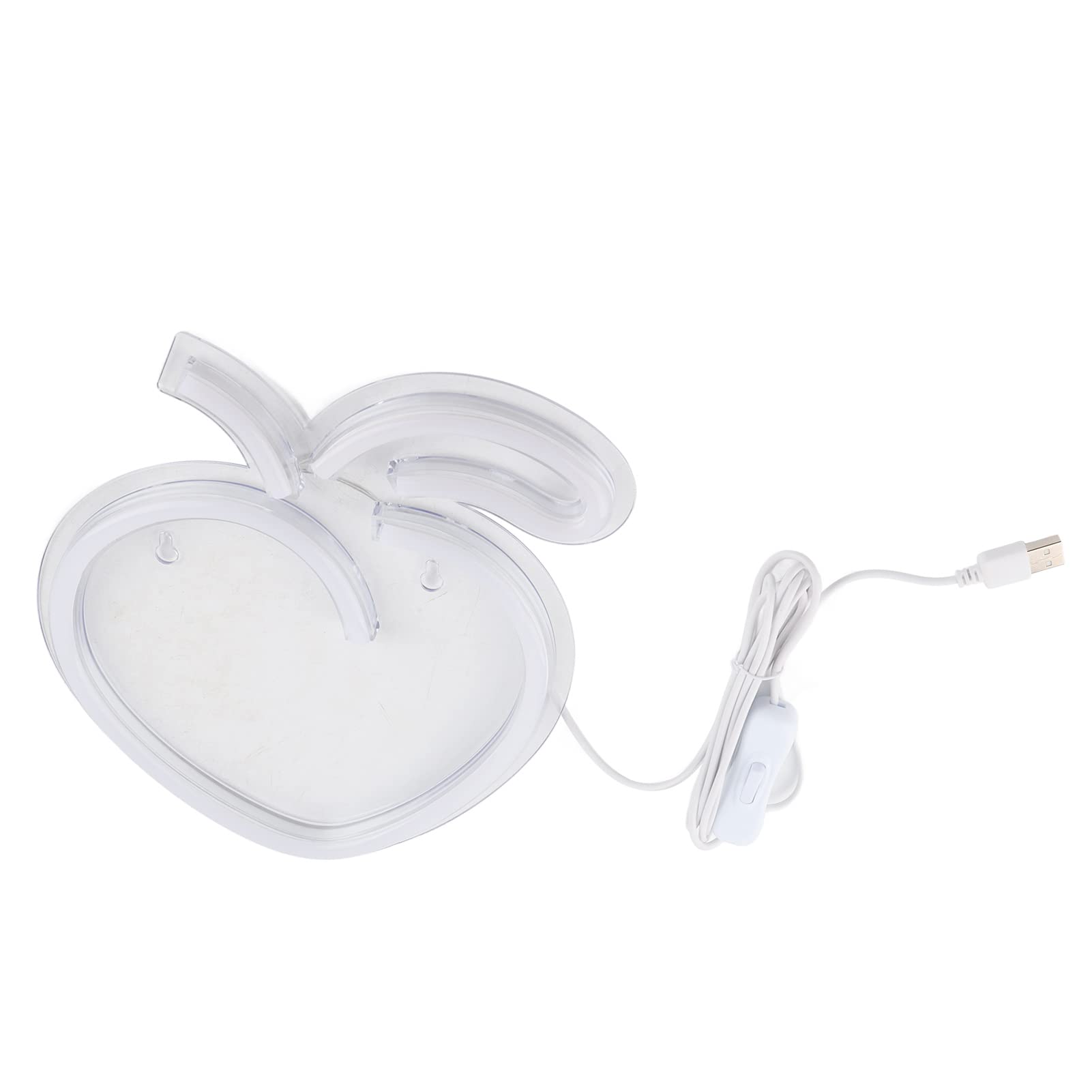 Peach Neon Sign, Peach Bedroom Decor, Peach Shape LED Neon Signs, USB Powered Light LED Neon Signs, Halloween Neon Sign LED Wall Decoration Peach Shape for Party Gaming Room Atmosphere Creating