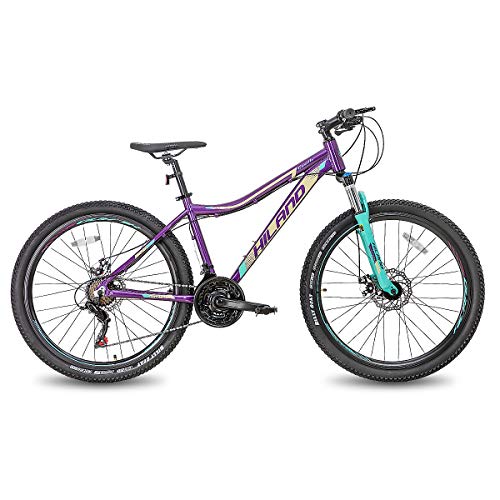 Hiland Womens Purple Mountain Bike HILAND 26 Inch Mountain Bike