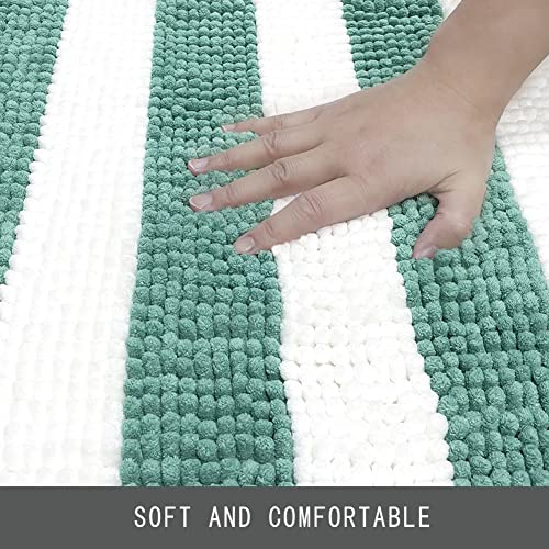 2PC Super Cozy Shaggy Chenille Bathroom Rugs ,19\