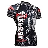 Fixgear Mens Womens MMA UFC Running Compression Shirt Short Sleeve S~4xl