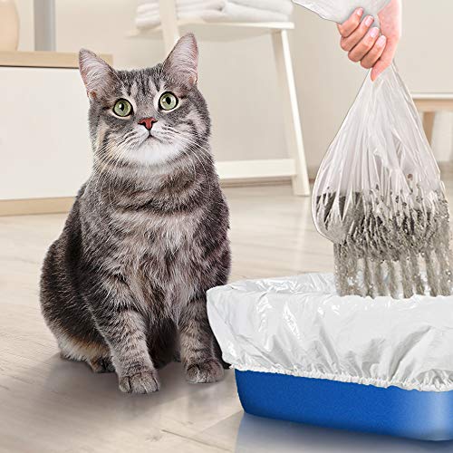 Alfapet Kitty Cat Pan Disposable, Elastic Sifting Liners 15Pack + 3