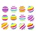 Glow in The Dark Pencil Toppers for Kids Girls Boys Students 12 PCs - Spiky Silicone Fidget Pencil and Pen Tops - Fun Back to School Supplies - Party Favors, Teacher Rewards, Classroom Prizes