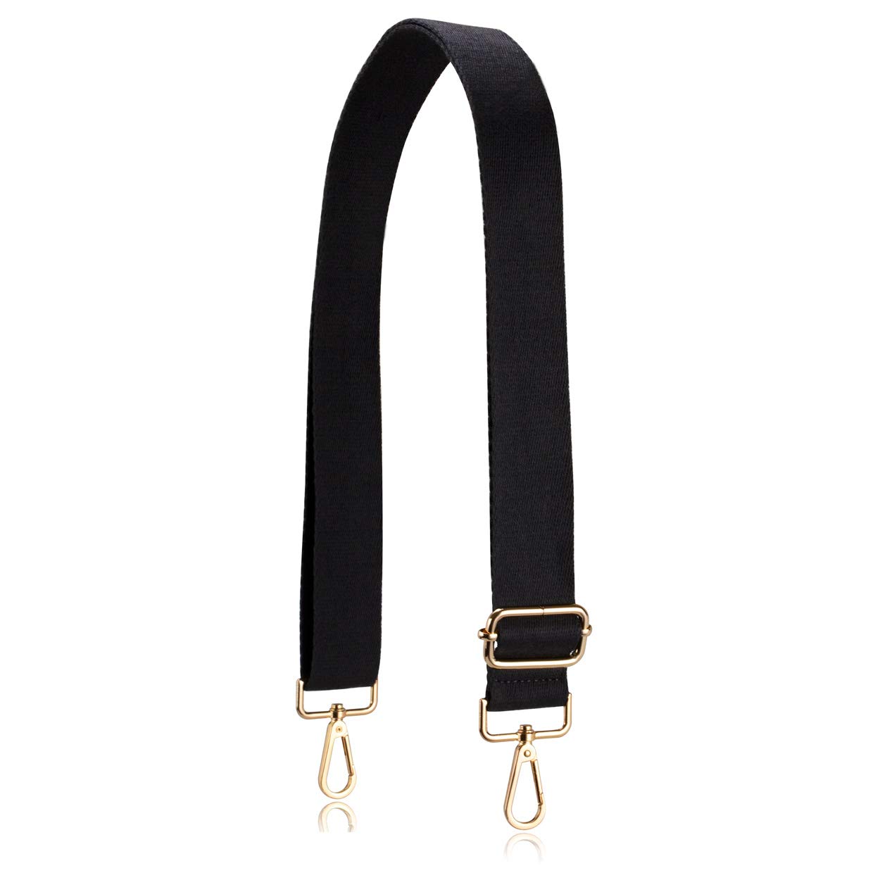 Photo 1 of Allzedream Crossbody Bag Strap Soft Adjustable Replacement Purse Straps (Black)