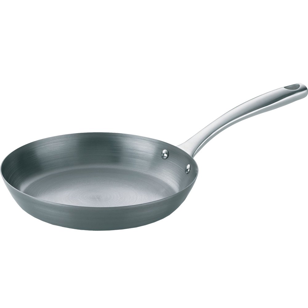 Kela Frying pan Ferrum 24cm with Stainless Steel Handle, Cast Iron, Silver, 24 x 24 x 4 cm