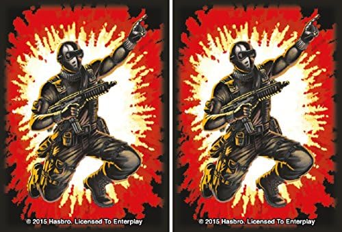 Snake Eyes - G.I. Joe Commando - 100 Gloss Finish Sleeves by MAX PRO (fits Magic / MTG, Pokemon Cards)