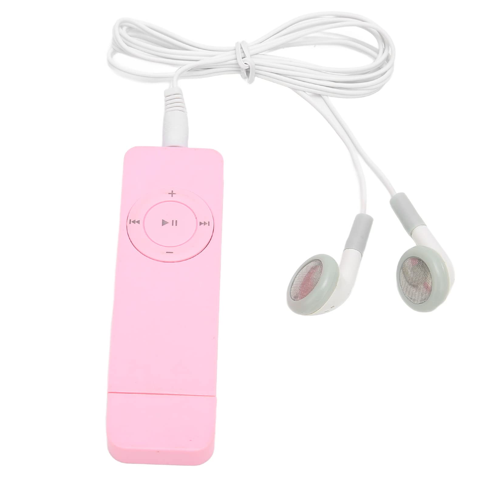 ASHATA MP3 Player, 64GB Portable Digital Lossless Music MP3 Player, Portable HiFi Sound Mp3 Music Player, E-Book Listen To Novels Mini Player, for Students Kids(Pink)