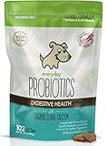 Soft Bite Sized Everyday Probiotic Chews for Dogs (LARGE 102 Treats) with 3 Canine Specific Probiotics and 1 Prebiotic â˜…500 Million CFU's of Probiotics Per Treat