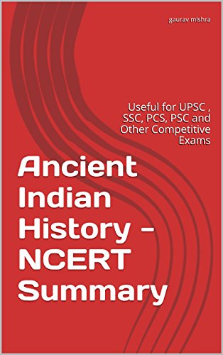 Ancient Indian History - NCERT Summary: Useful for UPSC , SSC, PCS, PSC and Other Competitive Exams