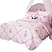 Brandream Kids Comforter Set Full Queen Size Girls Pink Ballet Bedding Quilt Set Luxury Handmade Quilts