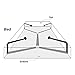 Lighting Mall Cuff Bondage Kit--Under Bed Restraints Handcuffs Set Toys for Hand, Wrist,Ankle and Thigh, with Adjustable Soft Hand &Leg Cuffs Sets for Sizes of Mattress--Easy Access Portable--Black