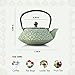 Resveralife Black Cast Iron Tea Pot with Infuser - Japanese Teapot for Long Lasting Flavor (32 Oz)