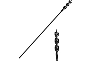 Flexible Installer Drill Bit for Pulling Wires Through Walls Ceilings and Sidewalks,36-Inch Long, 3/4-Inch Auger with a Fish 