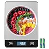 Amiloe 33lb Kitchen Scale with 6 Units, Food Scale Digital Weight Grams and Oz, 1g/0.1oz Precise Graduation for Cooking…