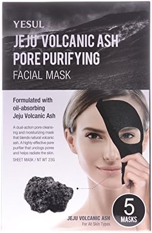 Yesul Jeju Volcanic Ash Pore Purifying Facial Mask (5ct)