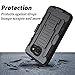 Galaxy S6 Active Case, Samsung Galaxy S6 Active Case, Starshop [Heavy Duty] Dual Layers Kickstand Case With [0.33m 9H Tempered Glass Screen Protector Included] and Locking Belt Clip (Black)