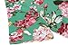 Hotouch Women Floral Bodycon Dress Short Sleeve Party Mini Cocktail Stretchy Pencil Dress Green S