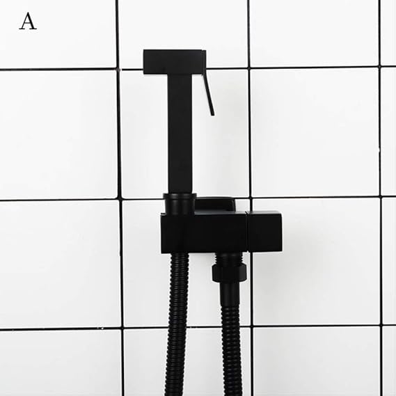 Mattschwarzes Badezimmer Bidet Wasserhahn Messing Badezimmer Bidet