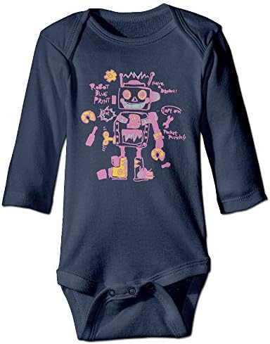 Pocket Punch Robot Newborn Baby Long Sleeve Climbing Clothes Infant Rompers