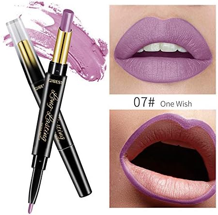 Creazy QIBEST Double-end Lasting Lipliner Waterproof Lip Liner Stick Pencil Lipstick (G)