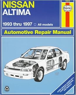 Nissan Altima Automotive Repair Manual Models Covered