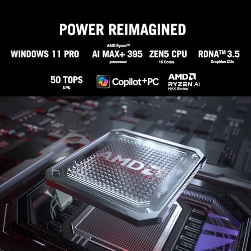 ASUS ROG Flow Z13 (2025) Gaming Laptop, 13” ROG Nebula 16:10 2.5K 180Hz/3ms, AMD Ryzen AI MAX+ 395, RDNA 3.5 Graphics, 128GB LPDDR5X 8000MHz, 1TB PCIe Gen 4 SSD, Wi-Fi 7, Win 11 Pro, GZ302EA-XS99