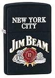 Zippo Lighter: Jim Beam, New York City - Black Matte