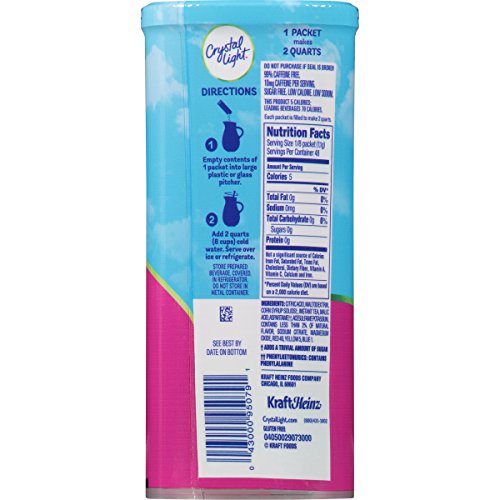 Crystal Light Raspberry Tea Mix  - Image 4