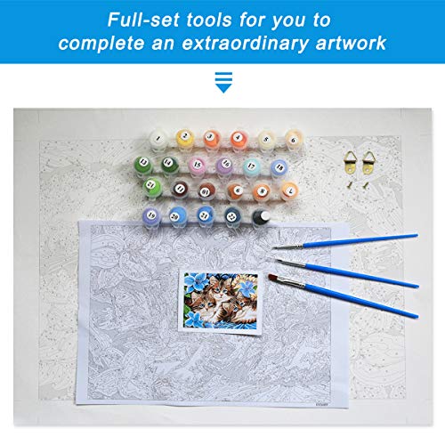 Twenst Baby Yo_da Malen nach Zahlen für Erwachsene Star Wars Das Kind DIY Malen nach Zahlen Kits für Wohnzimmer… – Bild 3