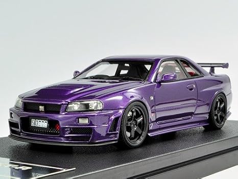 Midnight Purple Nissan Skyline Gtr R34 Nismo Z Tune - Shelly