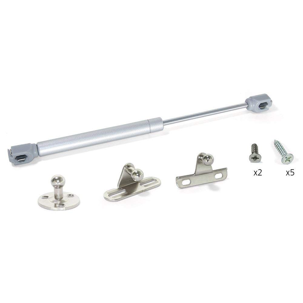 GedoTec® Flap fitting gas pressure spring shock absorbers. 6-15 kg. Length 245 mm. Brand quality for your living room., 150N ( 15 kg)