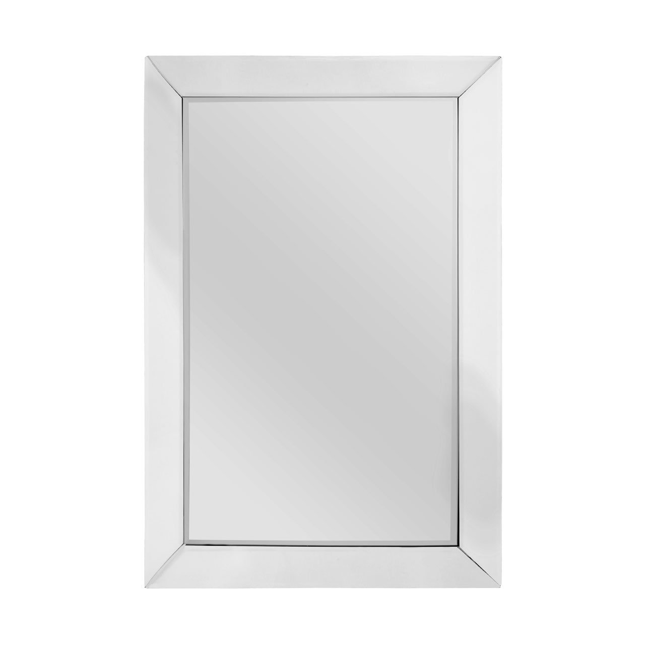 Premier Housewares Wall Mirror, Silver, 6 x 60 x 90 cm