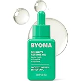 BYOMA Sensitive Retinol Oil - Face Treatment with Squalane & Vitamin A - Ideal for Sensitive Skin - Barrier Repair - 1.01 Fl. Oz