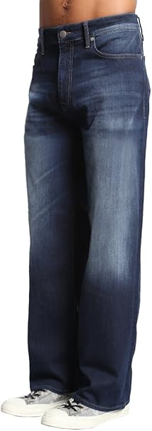 mens jeans wide leg opening