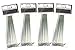 ALAZCO 40pc Galvanized Steel Tent Pegs - Garden Stakes -Heavy Duty - Rust Free
